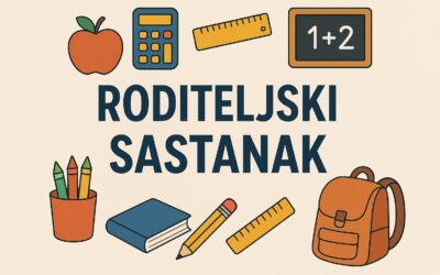 Roditeljski sastanak za učenike 1. razreda