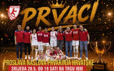 Proslava prvakinja u košarci